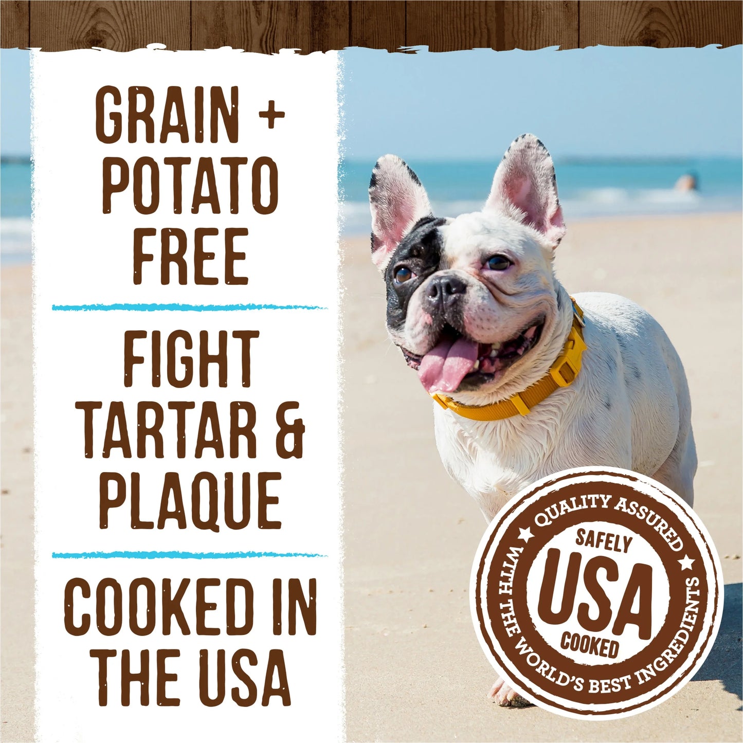 Fresh Kisses Small Dog Treats, Real Mint Flavor Dental Chews, 23 Oz Box (36 Count)