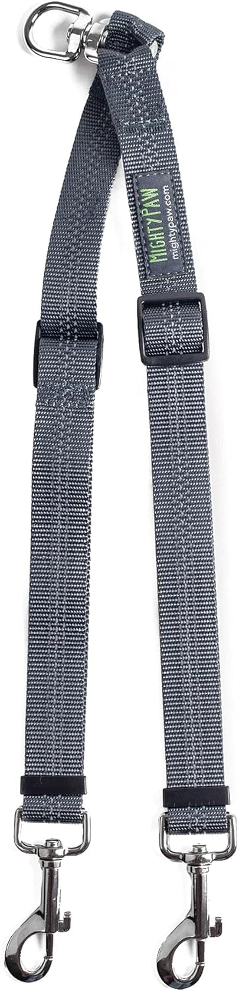 Double Dog Leash - Double Leash for Two Dogs No Tangle Design. Split Lead for 2 Pets. Adjustable to Fit All Sized Breeds. Reflective Dual Pet Lead for People with Multiple Pups