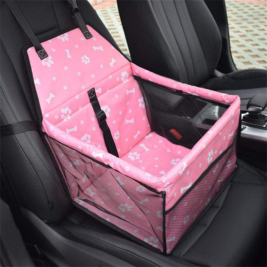 Pet Dog Car Booster Seat Carrier,Portable Foldable Carrier with Seat Belt for Dog Cat up to 30Lbs …